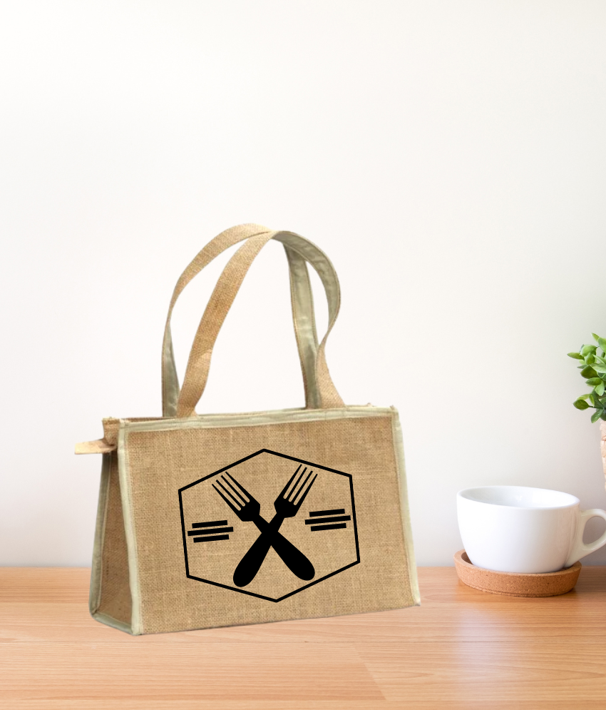 Lunch bag jute hot sale